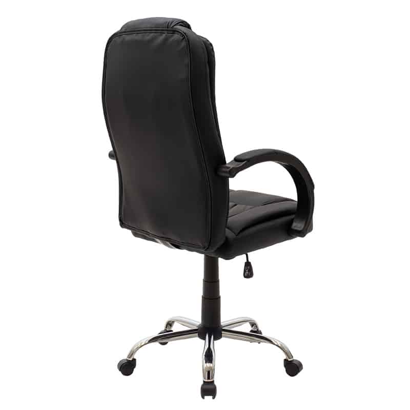 Καρέκλα γραφείου διευθυντή Cara pakoworld pu χρώμα μαύρο