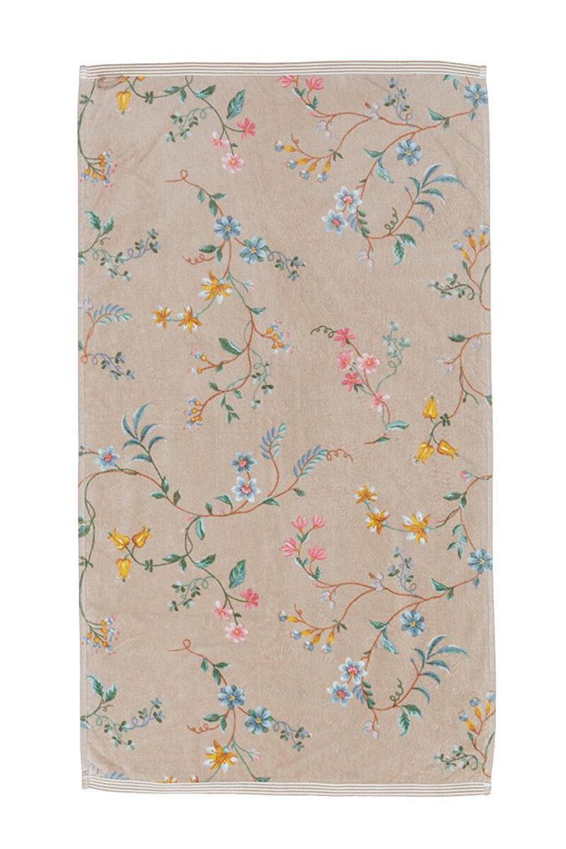 Bath Towel Les Fleurs Khaki Pip Studio 100x55cm