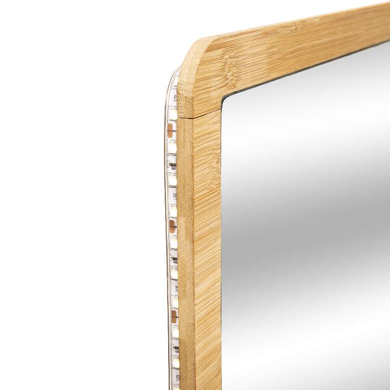 Καθρέφτης Τοίχου LED Bamboo 47x2,3x66 cm