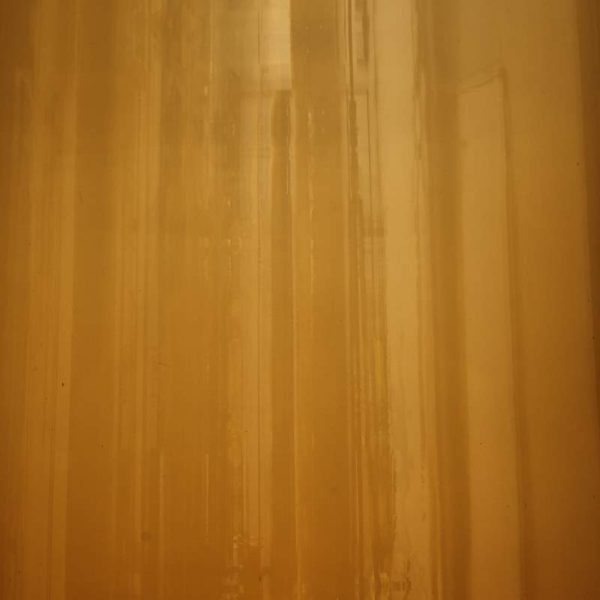 Βάζο Γυάλινο Διάφανο Πορτοκαλί 19x40 cm