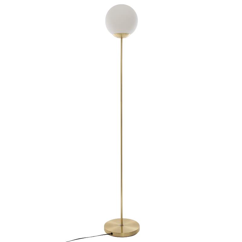 FLOOR LAMP DRIS E14 METAL/GLASS GOLD 22x22x135 cm