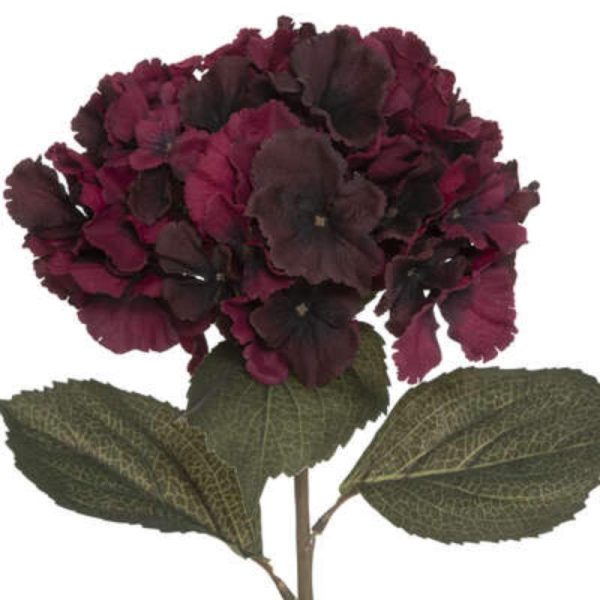 Διακοσμητικό Φυτό ”Ορτανσία” απο Πολυεστέρα Κόκκινο 20 x 83 cm