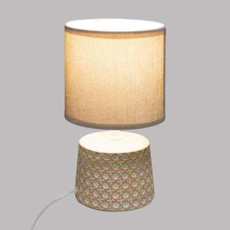TABLE LAMP ”YOJOA” CERAMIC BEIGE E14 13 x H. 23 cm