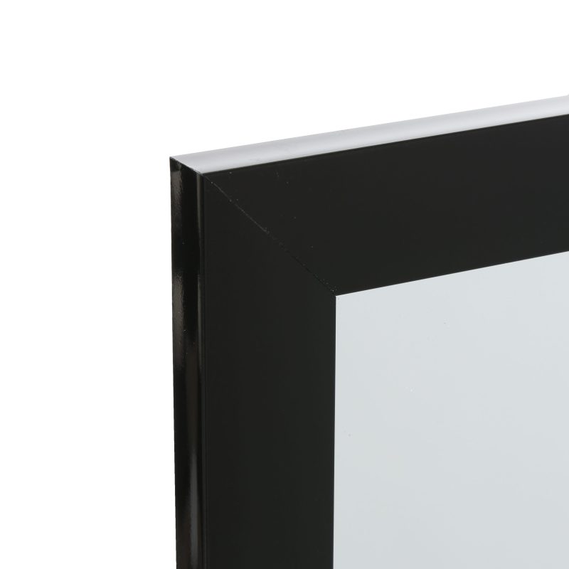 Επιδαπέδιος Καθρέπτης Ορθογώνιος  POLYSTYRENE/VERRE/PAPIER Μαύρο 41x 37,5 x 158,5 cm
