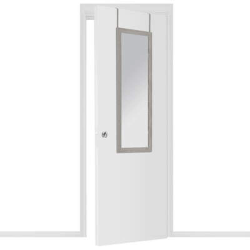 Κρεμαστός Καθρέπτης για Πόρτα  MDF Σκούρο Καφέ 35 x 2 x 109 cm