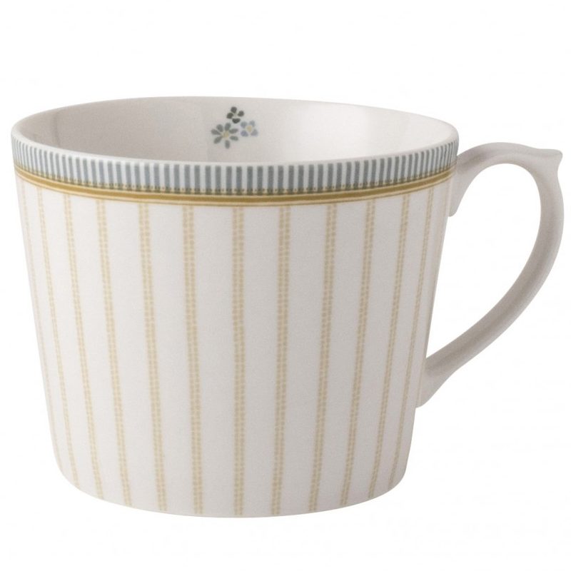 Κούπα Πορσελάνης Laura Ashley Tea Collectables Ριγέ Κίτρινο 300ml