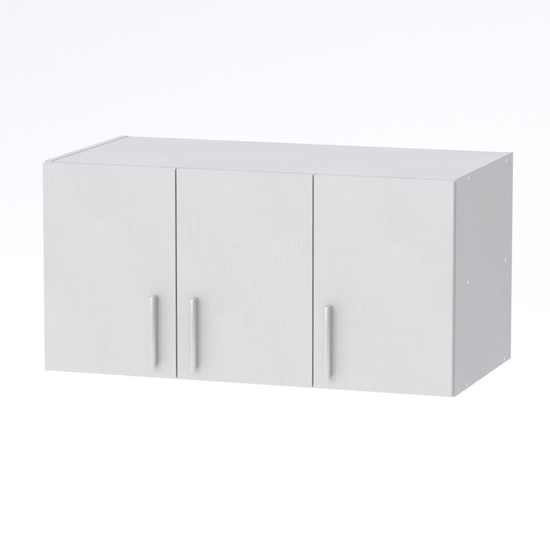 Πατάρι ντουλάπας Warner pakoworld τρίφυλλο λευκό 90x46.5x45εκ