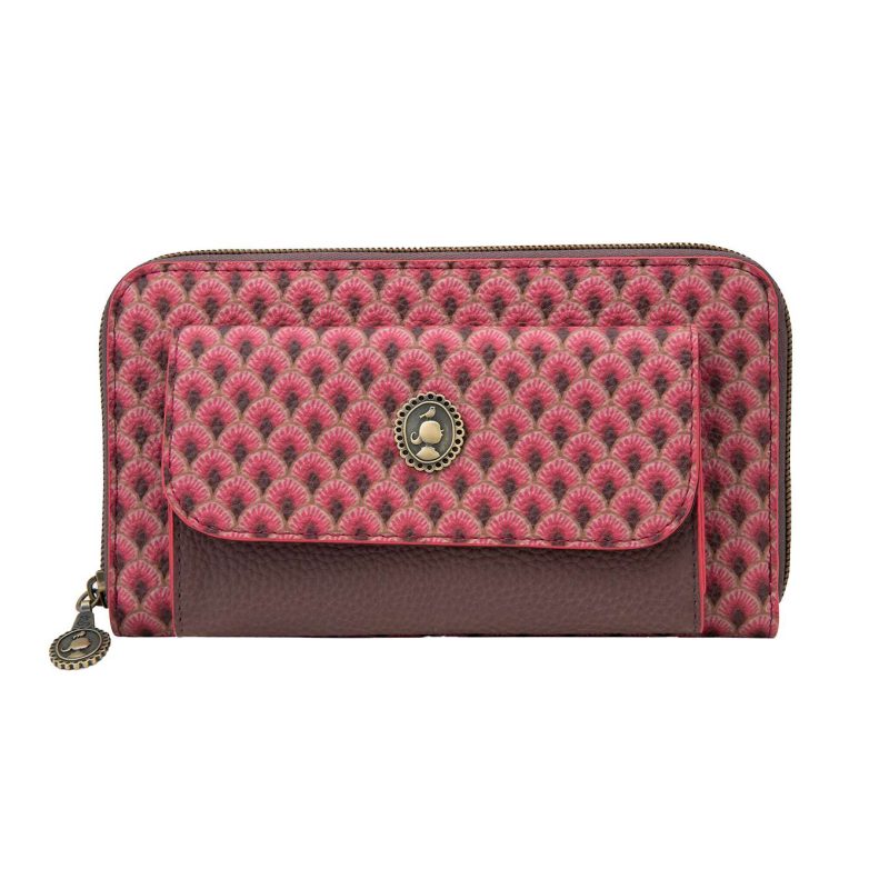 Πορτοφόλι Pip Studio Suki Dark Pink Pu leather 19,5×11×4,5cm