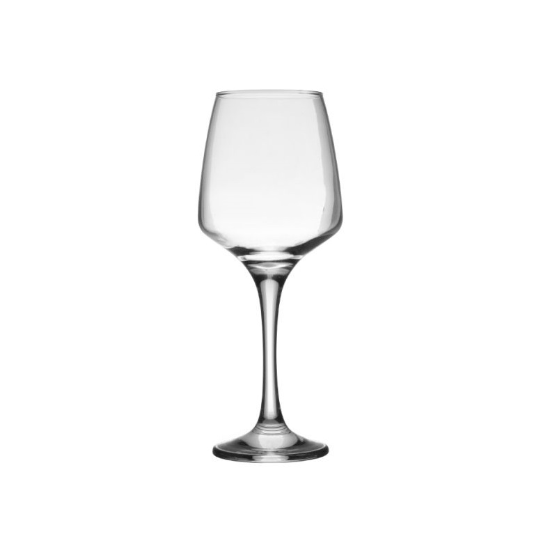 Σετ 6τμχ Ποτήρια για Κόκκινο Κρασί από Γυαλί Κολωνάτα 330ml