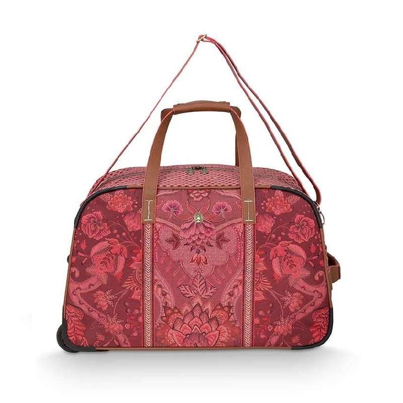 Τσάντα Ταξιδιού Τρόλεϊ Pip Studio Kyoto Festival Pink Polyester 55x34x27cm