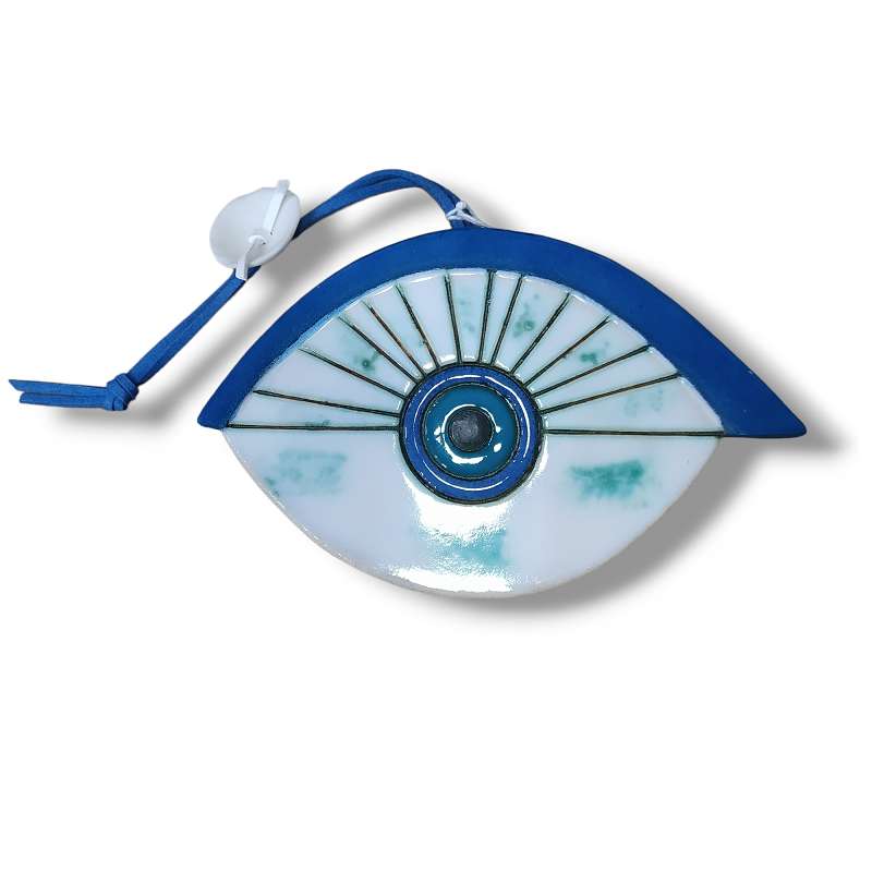 Επιτοίχιο Κεραμικό Μάτι Blue 17x10cm