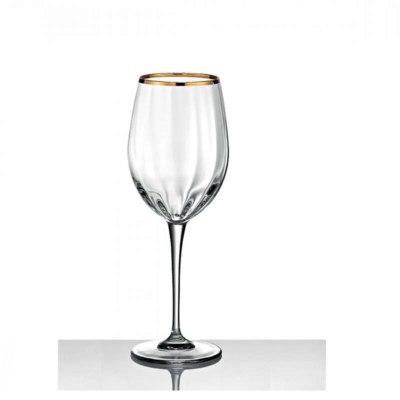 Ποτήρι Κρασιού Γάμου Κρύσταλλο Monalisa Χρυσό